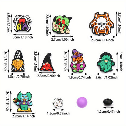 Halloween Silicone Beads Set