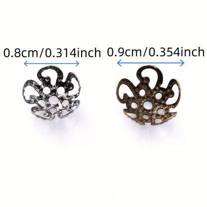 Golden and Silvery Teardrop Rice Shape Acrylic Spacer Beads