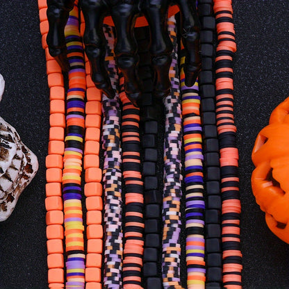 6mm Halloween Clay Slice Beads
