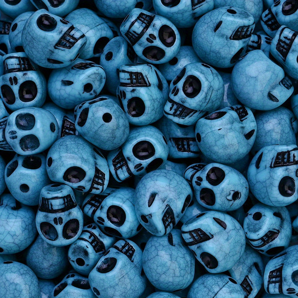 11x13mm Halloween Skull Acrylic Beads