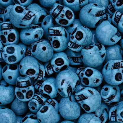 11x13mm Halloween Skull Acrylic Beads
