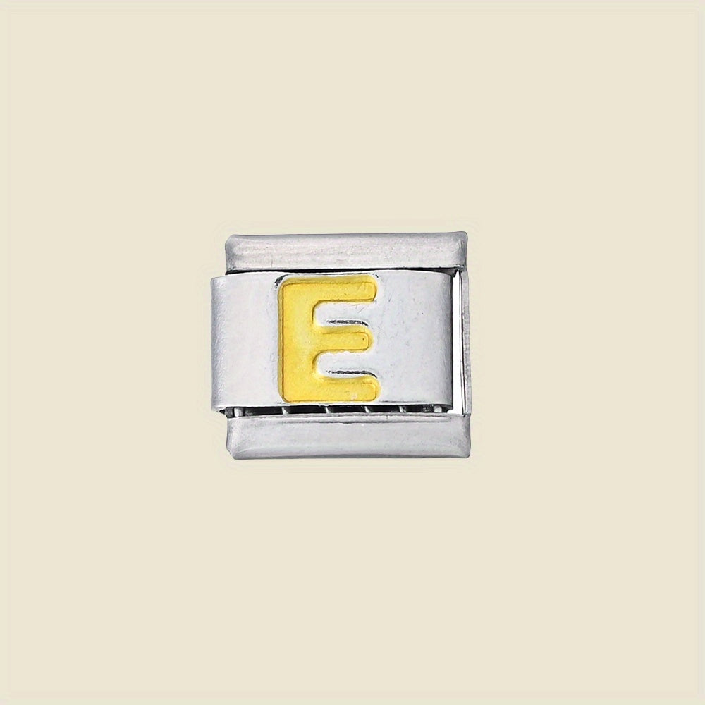 1pc 9x10mm A-Z Letter Link Module Bead