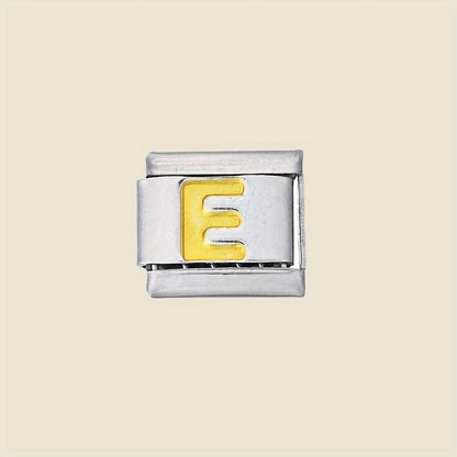 1pc 9x10mm A-Z Letter Link Module Bead