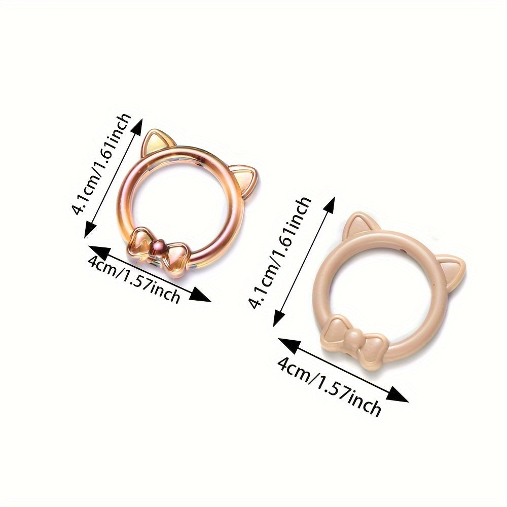 Golden Line Cat Eye Resin Round Spacer Beads