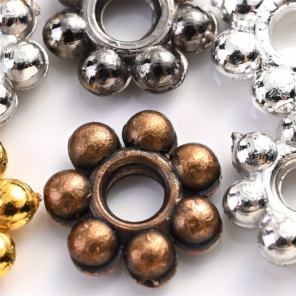 6mm Mini Flower Plastic Spacer Beads