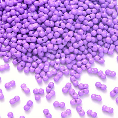 Mix Color Glitter Transparent Plastic Pony Beads