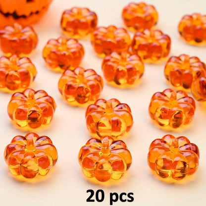 23×23mm Halloween Pumpkin Resin Beads