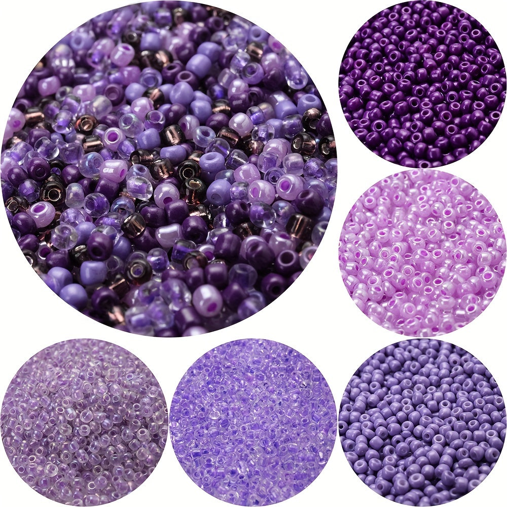 3mm Austria Crystal Purple Czech Glass Seed Beads