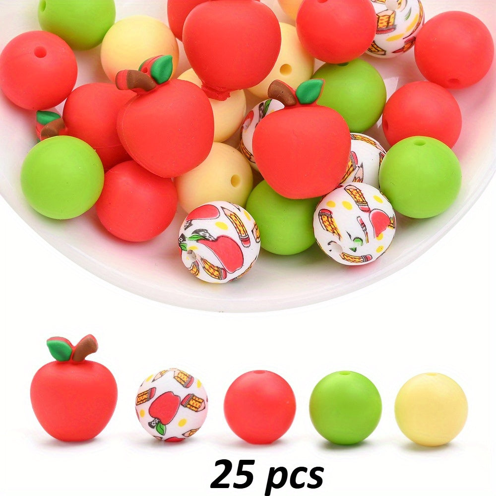 3D Fruit Series Silicone Scent Beads Set