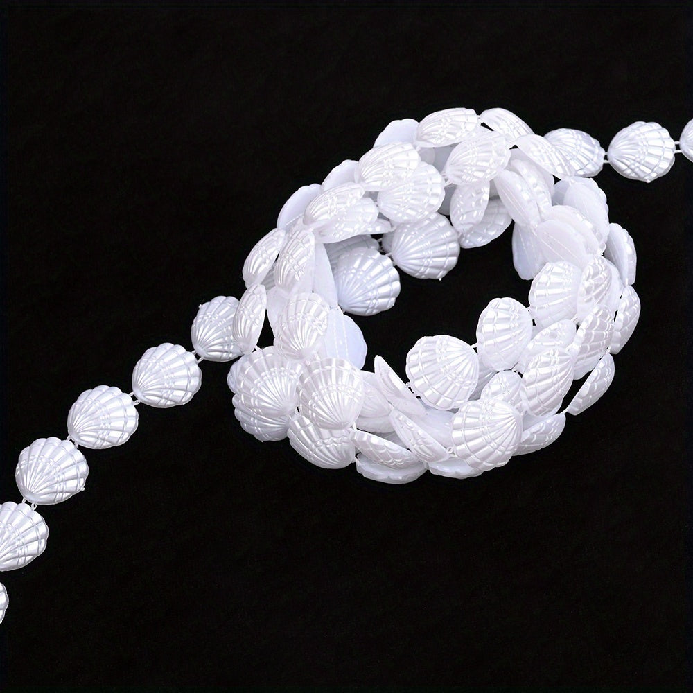2M Faux Pearl Shell Garland Strand