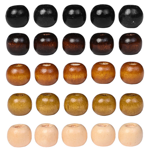 Large Hole Wood Beads