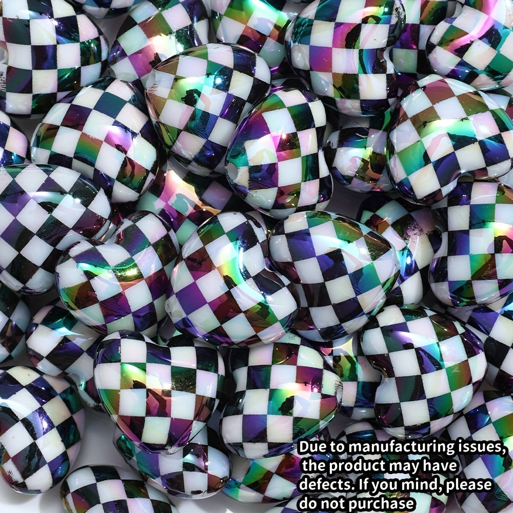 Shining Faceted Flat Wheel Acrylic Beads