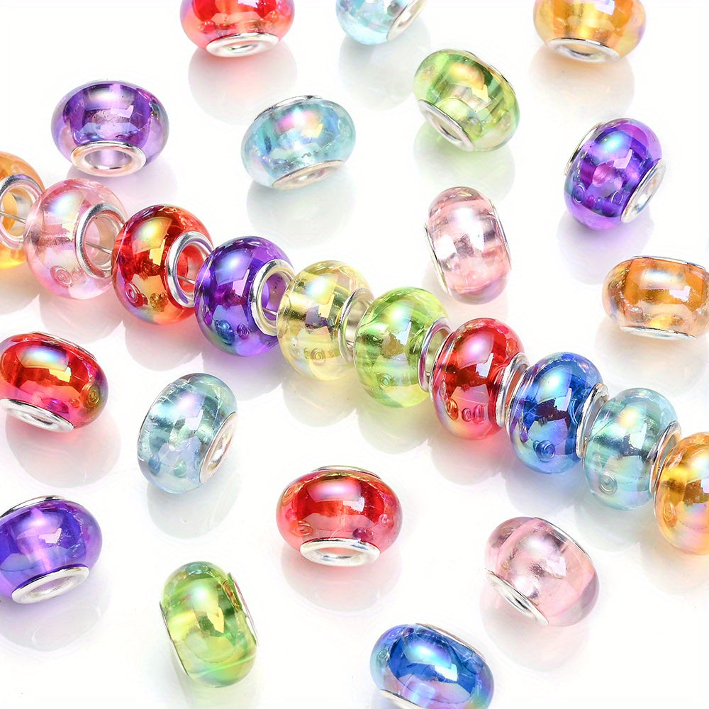 AB Transparent Acrylic Spacer Beads