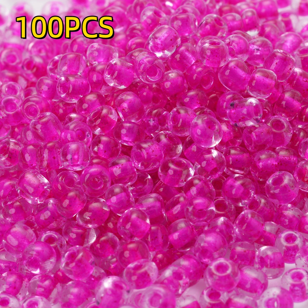 100pcs 4mm Vibrant Czech Glass Seed Beads