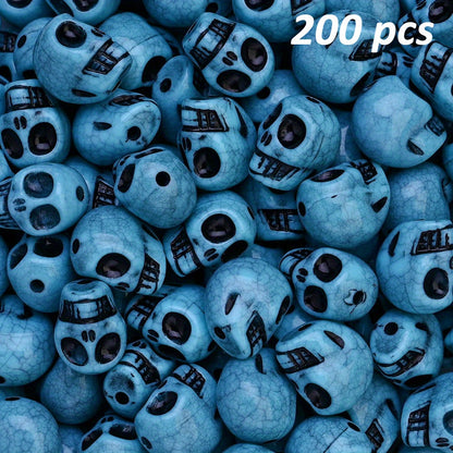 11x13mm Halloween Skull Acrylic Beads