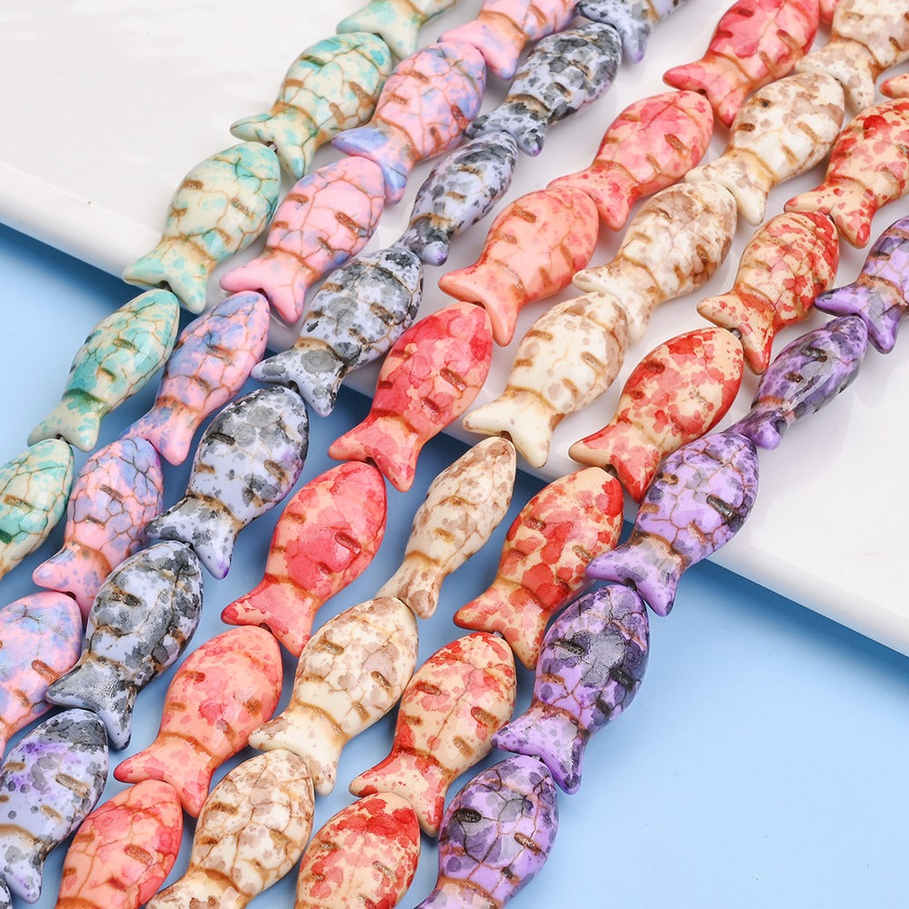 Vintage Colorful 6-Petal Flower Alloy Spacer Beads