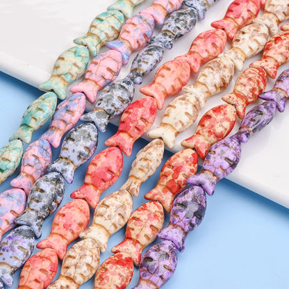 Vintage Colorful 6-Petal Flower Alloy Spacer Beads