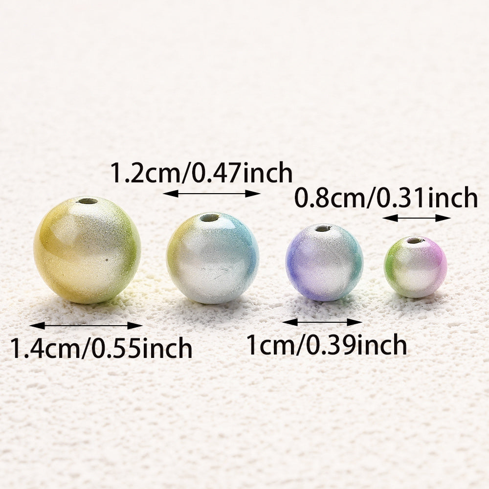 Mermaid Laser Round Beads
