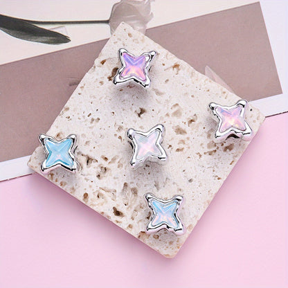 11.7x11.7mm Four-Pointed Star Beads