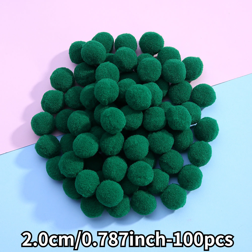 Macaron Frosted Christmas Mixed Color Acrylic Spacer Beads