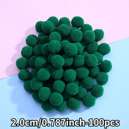 Macaron Frosted Christmas Mixed Color Acrylic Spacer Beads