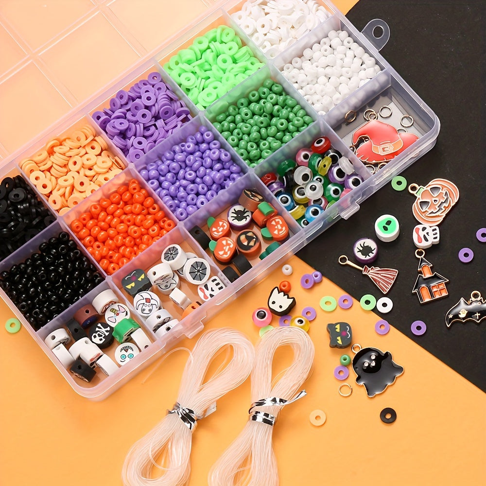 1619-Piece Halloween Jewelry Making Kit
