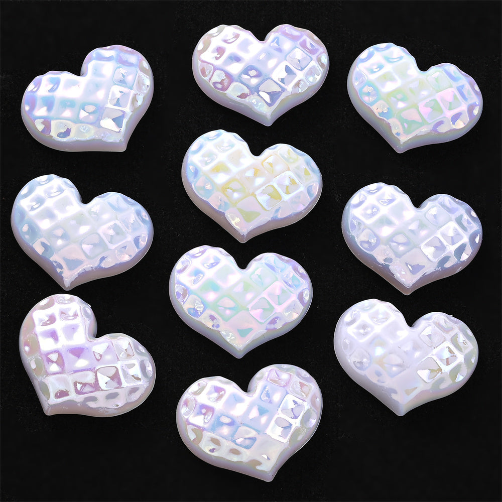 200-Piece Assorted Transparent Geometric Artificial Crystal Beads
