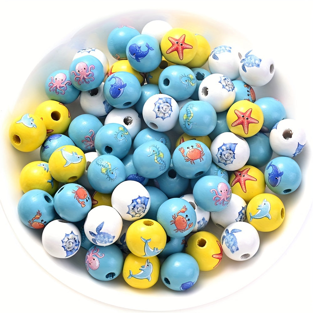 Christmas Themed Silicone Round Abacus Spacer Beads