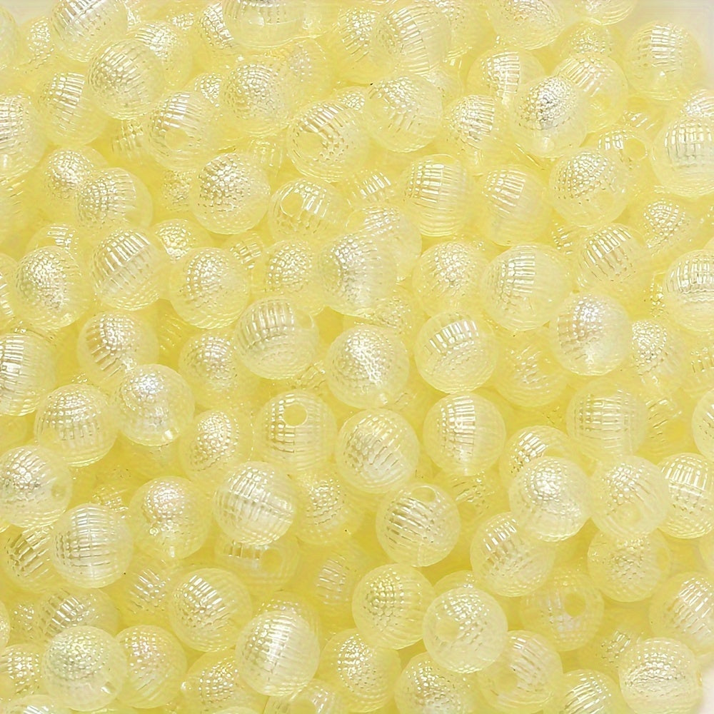 12mm AB Dreamy Gradient Fish Scale Round Flatback Resin Beads