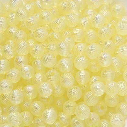 12mm AB Dreamy Gradient Fish Scale Round Flatback Resin Beads