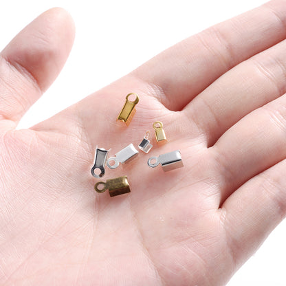 200pcs 2.5/3.5/4mm Crimp End Caps
