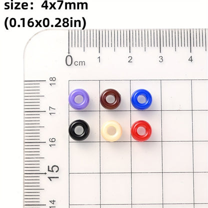 Black and White Plum Blossom Acrylic Spacer Beads