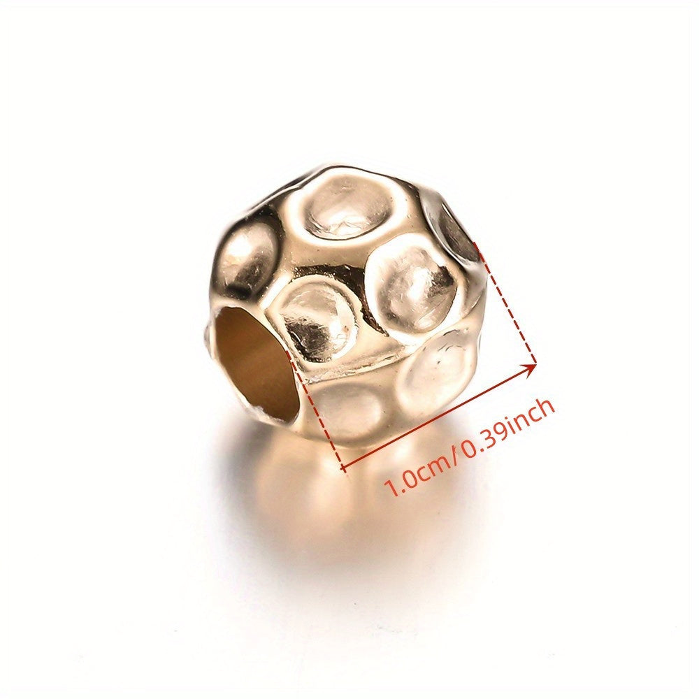 CCB Plastic Round Big Hole Beads