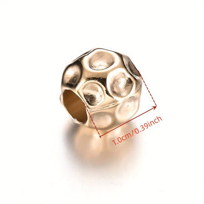CCB Plastic Round Big Hole Beads