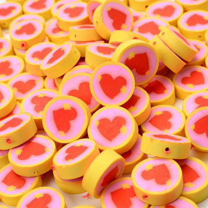 Faceted Acrylic Wheel Spacer Beads