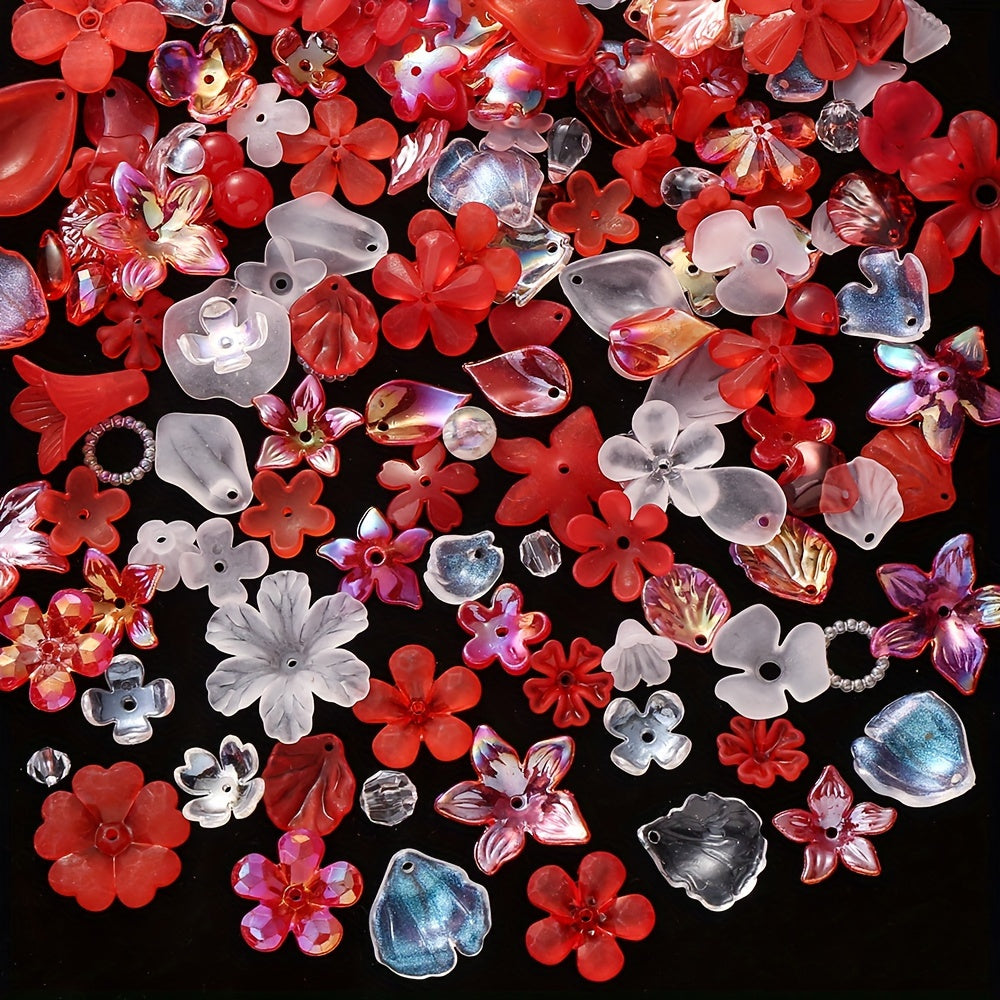 Multicolor Bowknot Resin Flatback Beads Box