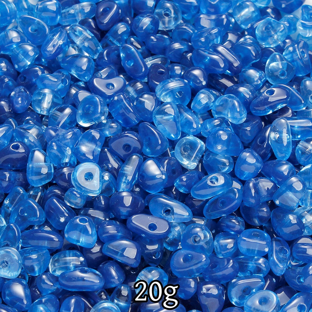 20g 4-9mm Two Tone Irregular Gradient Beads