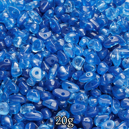 20g 4-9mm Two Tone Irregular Gradient Beads