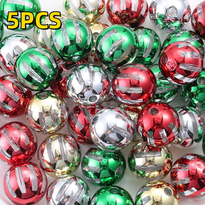 Colorful Imitation Pearl Acrylic Round Spacer Beads