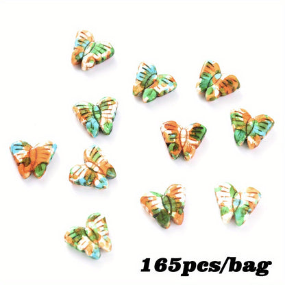 Gradient Butterfly Spacer Beads