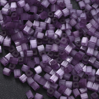 200Pcs Square Glass Beads For Jewelry Making 4MM Seed Beads & Beads Assortments DIY Handmade Bracelet Necklace Crafts Accessories
