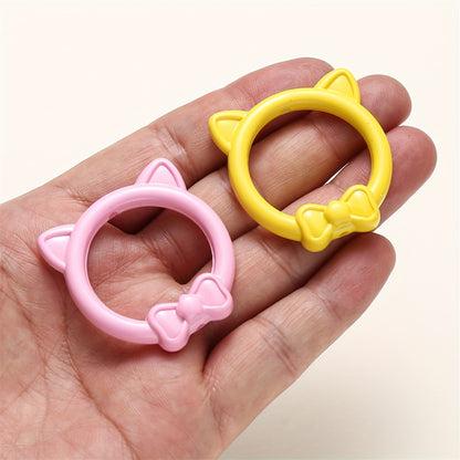 Golden Line Cat Eye Resin Round Spacer Beads