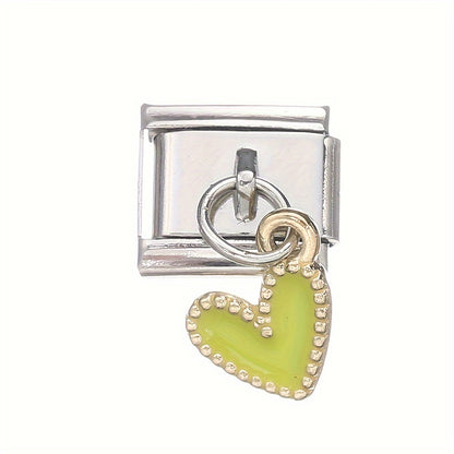 Heart Leaf Rhinestone Acrylic Beads Garland Chain