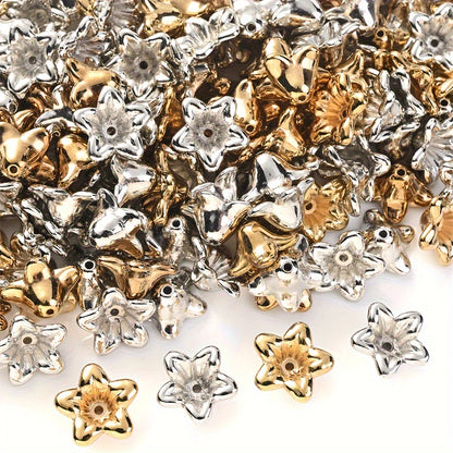 Round Double Color Acrylic Spacer Beads