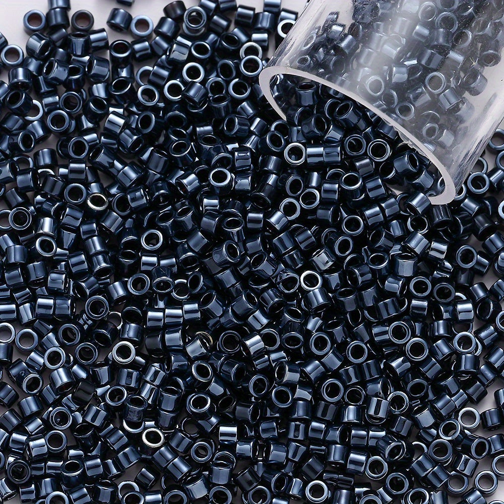 1380pcs/set 2mm Metallic Glass Seed Beads