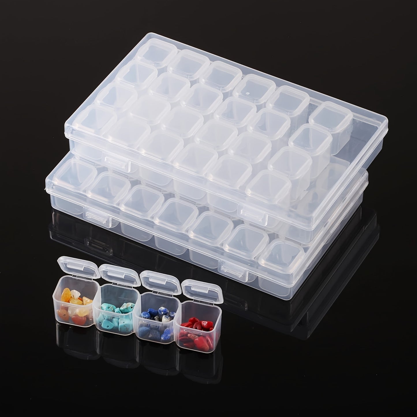 56 Grids Plastic Bead Organizer Box