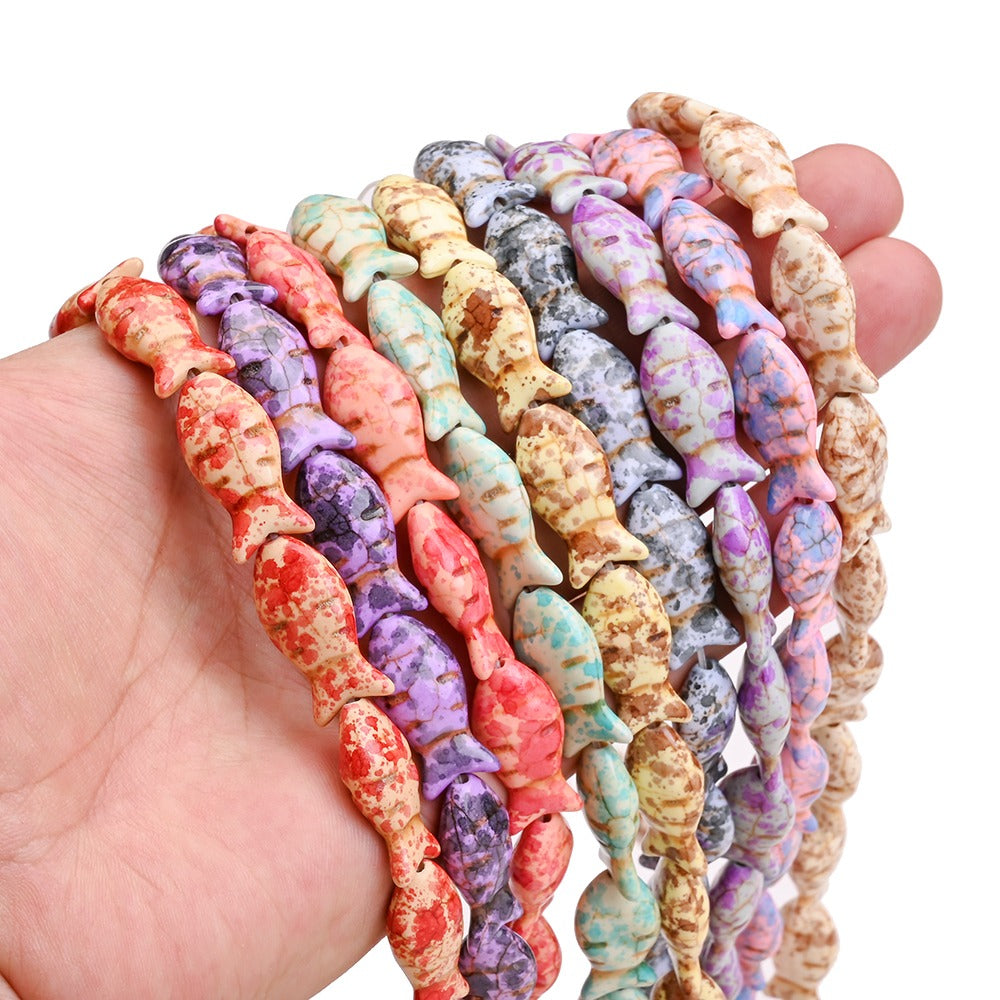 Vintage Colorful 6-Petal Flower Alloy Spacer Beads