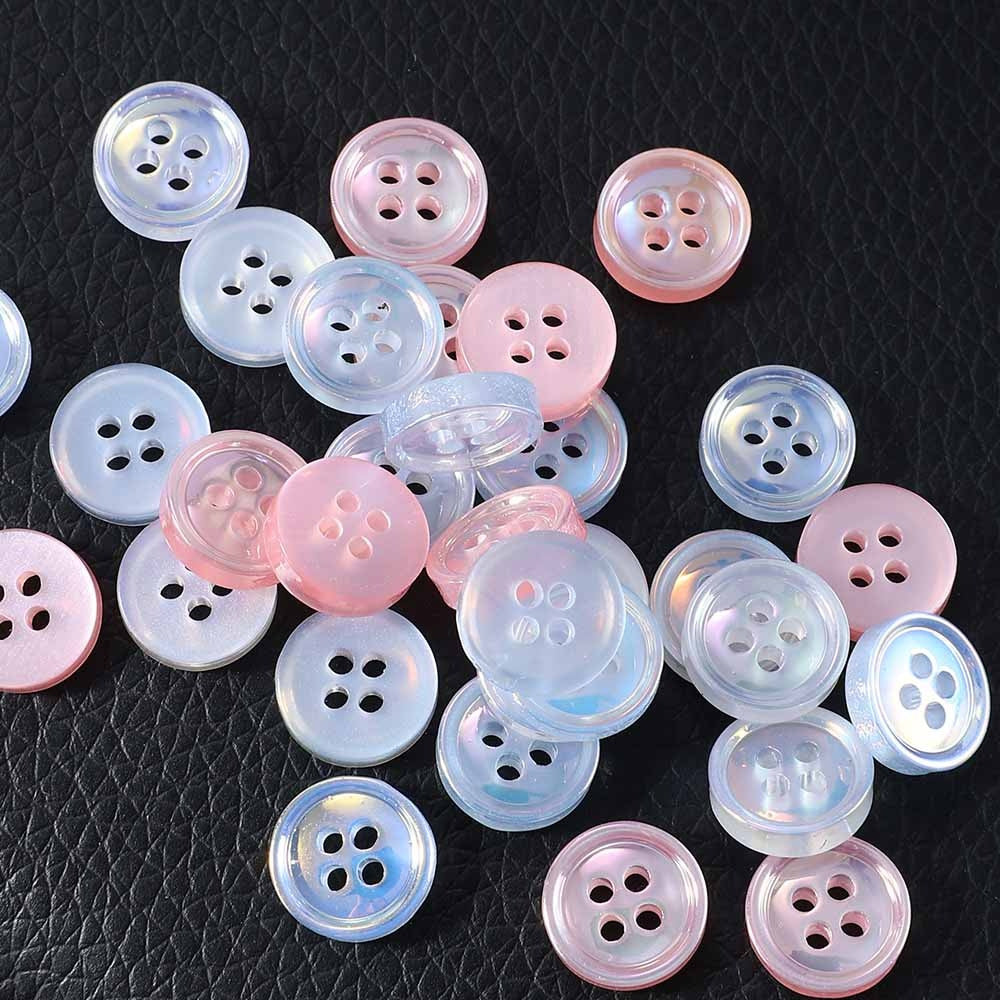 11mm Resin AB Button Beads