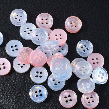 11mm Resin AB Button Beads