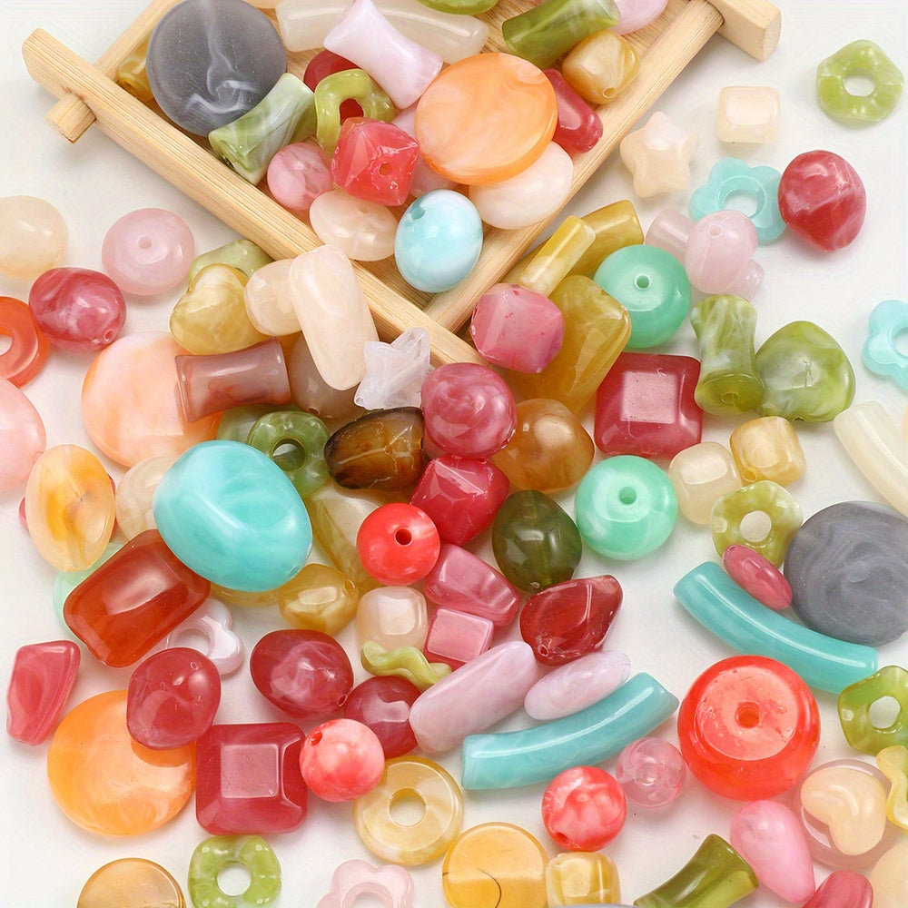 5-32mm Acrylic Mixed Color Beads